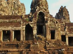 カンボジア14　アンコールトム＊広大な城砦都市遺跡　☆見事なレリーフの数々