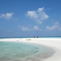 モルディブ南マーレ　エンブドゥのハウスリーフ（コーラルガーデン）でのシュノーケリング　最高に綺麗なサンゴ礁と白砂の砂洲　Snorkeling Paradise!!