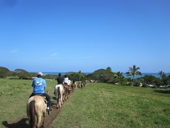 癒しのハワイ旅 2012.1月 ♪遠出はツアーで♪⑤夕陽のカタマランとクアロア牧場で乗馬