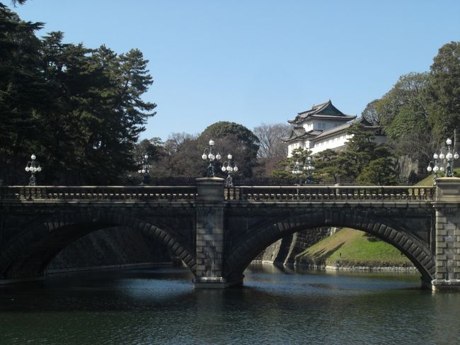 昨日天皇陛下が手術されたとのこと、そういえば回復を願う記帳がされているのではと思い、皇居を訪れてきました。紫の幕もはじめてみました。ついでに東側の梅の名所も見てきましたが、寒さのためかやや早いかもしれません。<br />2014.4その陛下のお心から皇居の桜を見ることができることに。陛下には長生きしていただきたい。