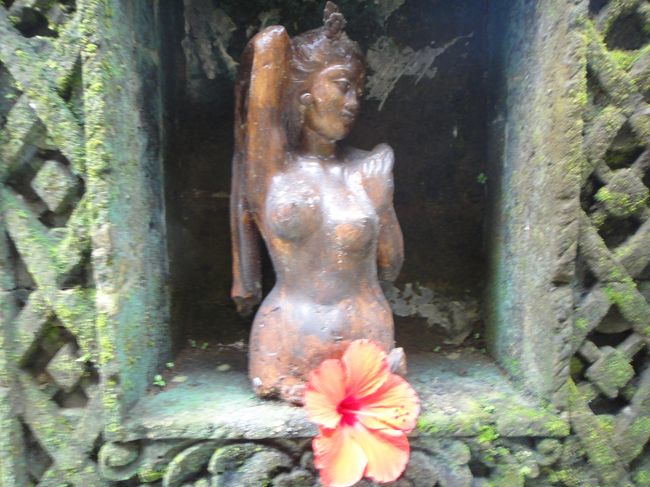 タイ航空のマイレージがまたって、リゾートの代表格バリ島へ。<br />1人でリゾートってどうよ？という心配をよそに、行くところ1人旅の人と出会えて楽しく過ごすことができました。<br />最初のウブドでは自然の中に身を置いて、満月の下バリ古典舞踊に酔いしれました。<br />バリでは神々の存在を身近に感じ、神秘的な空気に触れ身も心もリフレッシュする事ができました。<br />日頃のストレスも吹き飛んでしまうくらい素敵な休日を過ごし、また新たに頑張る活力を得てきました！<br /><br />≪日程≫<br />2010年10月<br />○22日　バンコク発　バリ着　ウブドへ移動<br />　23日　ウブド観光<br />　24日　ウブドからクタへ移動<br />　25日　クタ発　バンコク着
