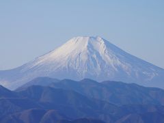 陣馬山から見た富士山