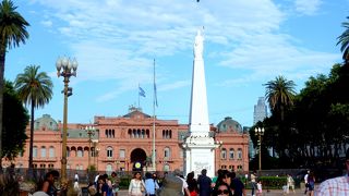 msa420南米周遊旅情４章④ブエノスアイレスの中心5月広場とその周辺の主要ビルの景観 in ブエノスアイレス