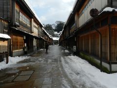 「ひがし茶屋街」＆「主計町茶屋街」の雪景色◆2012年冬・雪の金沢へ≪その３≫