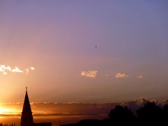 msa440南米周遊旅情４章⑧早朝の陽光を浴びるサンテルモ地区の街並みとエセイサ国際空港 in ブエノスアイレス