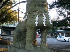 讃岐宮香川県護国神社　狛犬改め