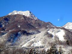 奥の細道を訪ねて第14回06朝日に輝く雪を被った妙高 in 赤倉温泉