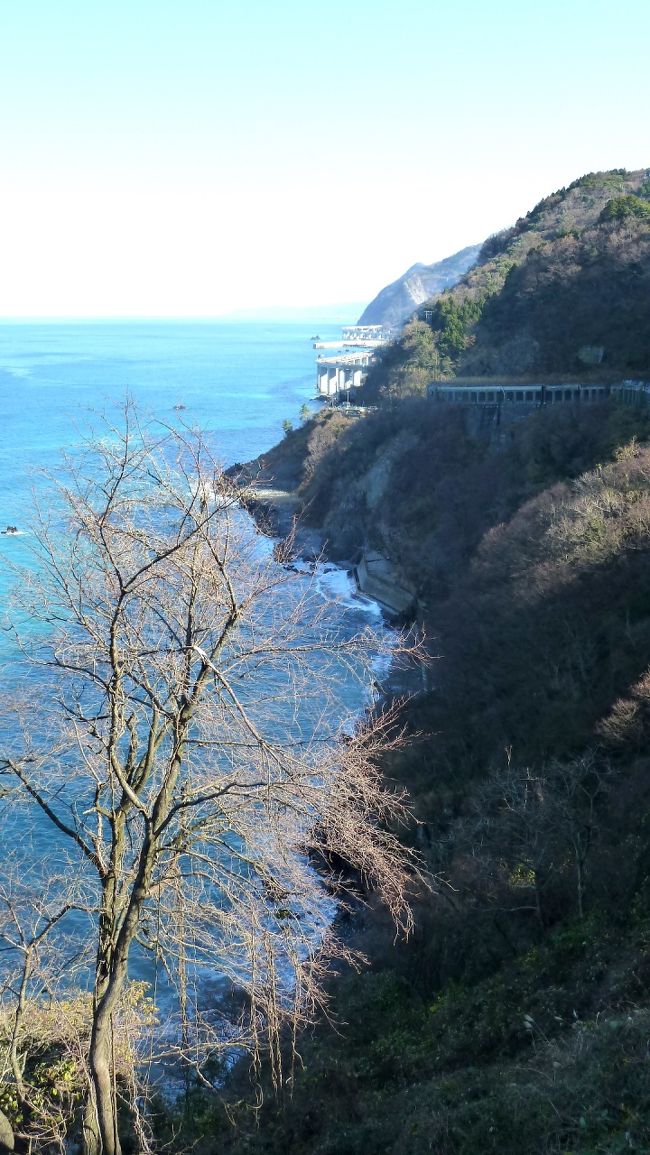 奥の細道を訪ねて第14回13旧北陸道の難所中の難所・親不知海岸 in 市振