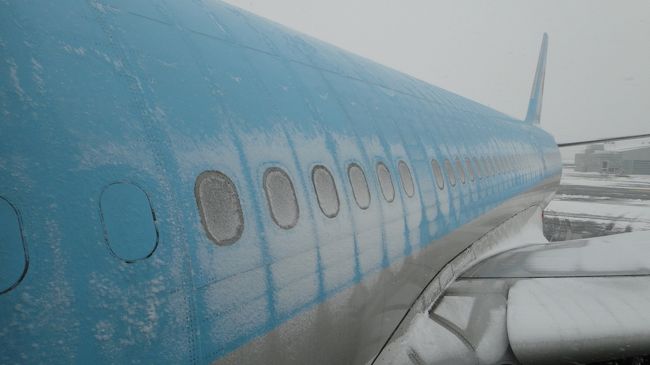 帰国日は、かなりの大雪で、今までにない体験をしました。<br /><br />予定の飛行機が、大幅に遅れ、飛んでない飛行機の中で機内食食べたりと貴重な体験でした。<br /><br />でもでも、こんなことがあってもまた行きたくなる魅惑の韓国ですね～♪<br />