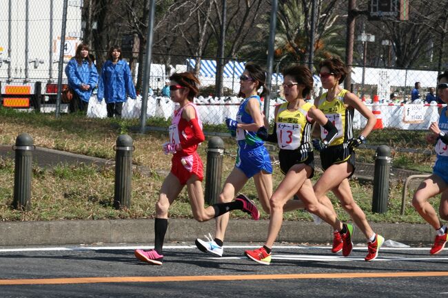 2012早春、名古屋ウィメンズマラソン(1/5)：折り返しを過ぎた地点でのトップ争い
