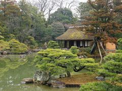 京都の御所と離宮(10)　桂離宮の冬景色