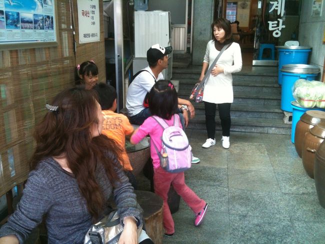 今度は、２家族９名（幼児３、乳児１）でエアプサンでいく釜山<br /><br />東新ホテル（キッチン付きツインを２部屋）