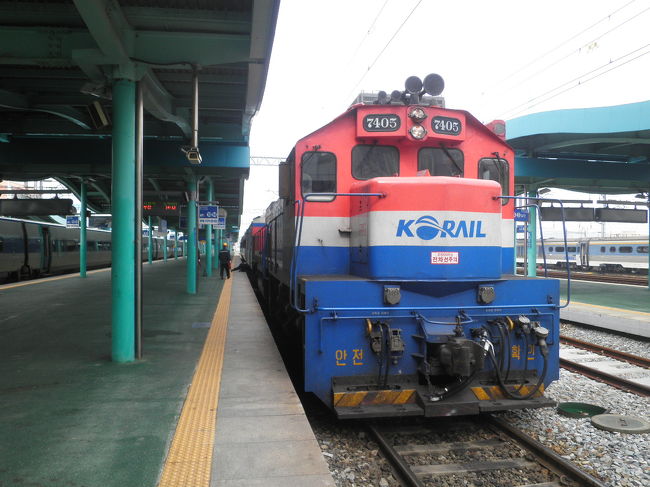 20120304-10　韓国鉄道旅行（9）3日目-1　釜山→木浦（Korail慶全線・ムグンファ1951列車）