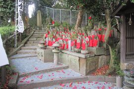 2012春、尾張の古刹・法持寺(2/2)：本殿、弘法堂、地蔵尊、椿の落花