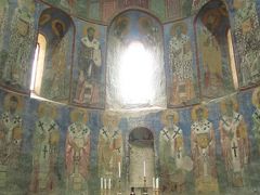 2011年コーカサス３カ国旅行第12日目（４）ロリ地方修道院巡り：美しいフレスコにうっとりしたアフタラ城塞跡の教会