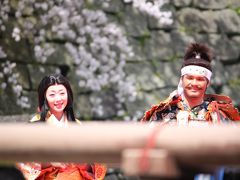 福井春祭り　越前時代行列・春爛漫で桜満開 