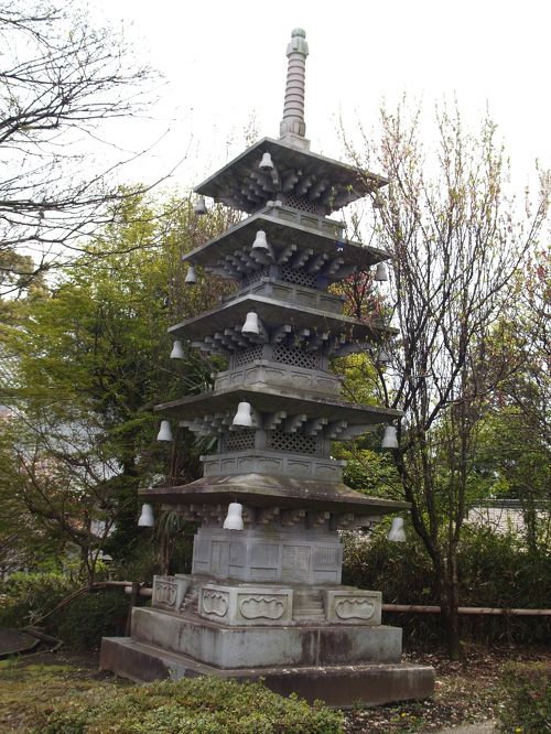 石造り 五重塔