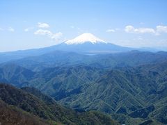 檜洞丸から犬越路登山