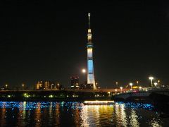 東京ホタル　LEDを流した川はきれいだったけれど・・群衆整理が想定外？