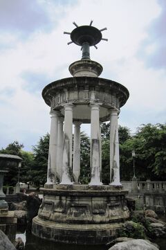 2012春、鶴舞公園(1/3)：噴水塔、奏楽堂、胡蝶ケ池、石灯篭、カワウ