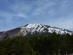 木曽の御嶽山・田の原から登る、そして☆滑る～