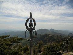 2012年5月　南紀の旅　第１日　大峰山（弥山、八経ヶ岳(73)）、不動七重滝(66)