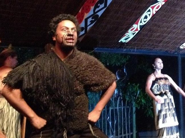 アオ・テア・ロアとは先住民マオリの言葉で「長く白い雲（のたなびく地）」すなわちニュージーランドのことを表しています。ＮＺの歴史は先住民族であるマオリが伝説の島ハワイキより移住してきたことにより始まります。ＮＺの歴史や文化においてマオリは中心的な存在となっています。<br /><br />今回、ロトルアでマオリ文化を体験できる「タマキ・ヘリテイジ・エクスペリエンス」のツアーに参加してきました。<br /><br />プログラムは以下の内容です。<br />・バスでの移動中にマオリについての説明<br />・マオリ村に入るためのセレモニー<br />・マオリ村およびマオリの生活・踊り・遊びの紹介<br />・マオリの伝統料理の調理法の紹介<br />・マオリの踊りを披露<br />・食事（ビュッフェ）<br />・バスで移動<br /><br />かなり、盛りだくさんの内容で面白かったです。<br /><br />1人：100ドル（１ドル＝６５円だと、6,500円です。）<br /><br />17:30〜<br />19:30〜<br />（18:30〜　繁忙期のみ）<br /><br />事前にロトルア市内にあるオフィスで予約が必要です。19:30の開始だと終わりが遅くなるので、17:30のプログラムがお勧めです。<br /><br />やはり、ＮＺの文化を知る上では一度はマオリの文化に触れておきたいところです。特にマオリの伝統的な戦闘の踊りである「ハカ」は必見です。<br /><br /><br />世界最強ラグビーチームであるＮＺのオールブラックスが「ハカ」を踊るのは迫力があります。<br />↓ＮＺオールブラックスのハカ<br />http://www.youtube.com/watch?v=yGPTq5EEfNQ&amp;feature=related<br /><br />また、日本では中外製薬のグロンサンのＣＭでハカを真似ているので馴染みがあるかも知れません。<br />↓グロンサンＤＸのＣＭ<br />http://www.youtube.com/watch?v=vX-BOlbhY2E<br /><br /><br />マオリ文化の体験はＮＺ旅行の見所の一つではないでしょうか。<br /><br /><br />New Zealand旅行記総集編<br />http://4travel.jp/traveler/hizuk/album/10675248/