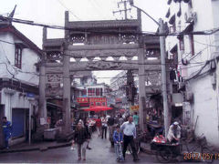 上海の下町・四牌楼路・屋台街・2012年