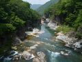龍王峡　新緑のハイキング