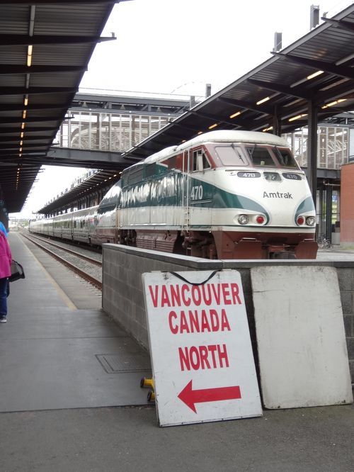 Amtrakで行く シアトル→バンクーバー の北米国境越え