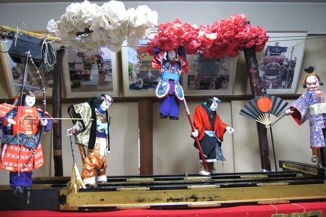2012梅雨、知立神社(3/4)：西南役石碑、井村祖風句碑、からくり人形、文化財展示品