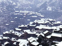 雪景色の千戸苗寨・西江再訪記～貴州の旅1992