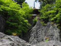 汗ばむくらいの五月晴れの中、新緑薫る石山寺を歩いて