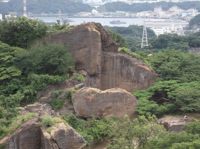 京急神武寺駅下車、神武寺から鷹取山ハイキングコースを歩く。<br /><br />神武寺までは、心地よい山道。神武寺は奈良時代創建、山中に明治時代に東宮（大正天皇）行啓の石碑あり、遠く日光、筑波、富士、箱根が望まれるとあったが、日光の男体山が見えたのだろうか？<br /><br />鷹取山までの山道は巨石、奇岩が多く、妙義山のようだ、鎖場もある。鷹取山は岩登りの人たちで賑わっていた。（それまでは、数人しか出会わなかった。）年齢層が私よりも高い感じのグループも数グループ、頑張れねば！<br /><br />魔崖仏を見て、下山。京急追浜駅から帰路。<br /><br />神武寺は、初めての場所、鷹取山は小学校の遠足以来。横浜在住なのに、こんなにいいところがあったとは！