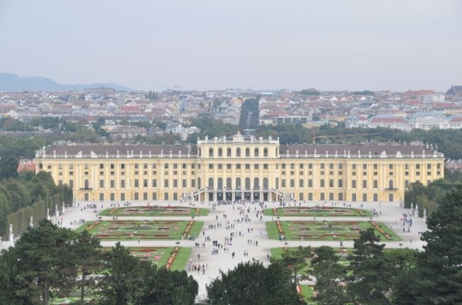 2011年オーストリア旅行記　その3　ウィーンのシェーンブルン宮殿と庭園を見学