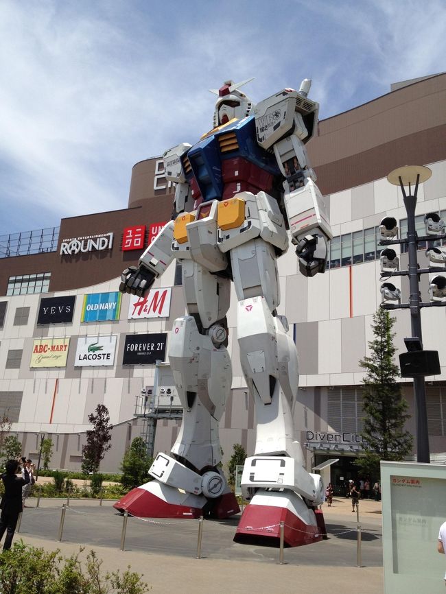 ダイバーシティ東京で実物大ガンダム見てきました。２回目。