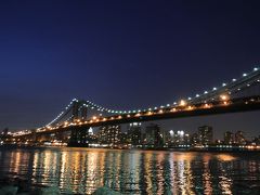 ２０１２☆ニューヨーク（８）　ブルックリン　＜ダンボ地区・ブルックリンブリッジパークからの夜景を楽しむ＞