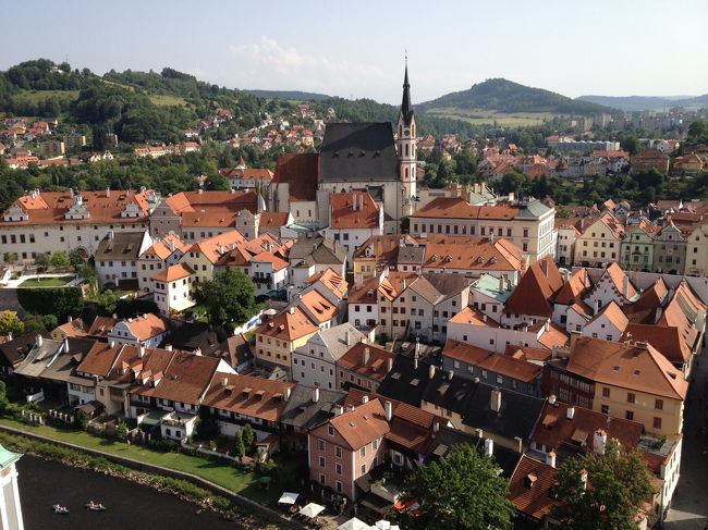 2012中欧旅行、２番目の目的地<br />チェスキー・クルムロフは本当に美しい町だった。