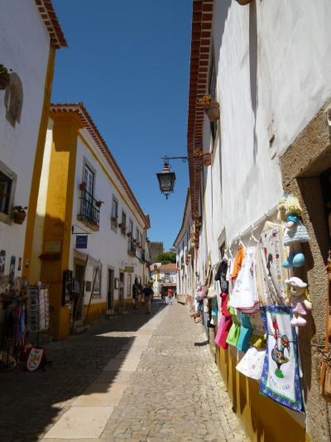優雅なポルトガル旅・憧れのマデイラ島でバカンス♪　Ｖｏｌ３３（第３日目午後）　☆オビドス：美しいオビドスの「村の門」とメインストリート「Rua Direita」を散策♪
