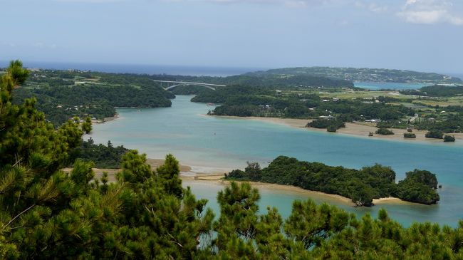 古宇利島をでて，屋我地島経由で1256ワルミ大橋に．以前来たときは工事中だった．島と本当の間の小さな海峡を堪能．緑色の深い水がたたえられていた．1325嵐山展望所，ここは2008年にも来たところだ．<br /><br />沖縄出張旅行7-今帰仁城跡，瀬底島<br />http://4travel.jp/traveler/suomita/album/10290614/<br /><br />羽地内海がきれいに見える場所で大好きだ．さすがにおなか減ったので，県道84号線を行く．沖縄そばの店が多いところだ．八重善という店に入った．名物のいかすみそばではなく，私はそーきそばとジューシーのセットを頼んだ．６５０円と安い．ついでに豆腐チャンプルー．これもおいしかった．街道沿いの店だし，山の中にあるのでどうかなと思ったが，おいしかったし，そのボリュームにびっくりした．その後瀬底島大橋を渡ったが，時間ないためそのまま名護，許田，沖縄自動車道で那覇空港へ．トヨタレンタリース那覇空港店に1650．空港まで送ってもらい1905発NH136便で帰京．2150羽田に25分遅れて到着，タクシーで自宅へかえった．仕事でいった沖縄だったが，天候に恵まれよく楽しんだ！当初はこのあたりを午前中早くに見て，北部に行こうかと思ったが，今回はハートロックなどでゆっくりした．沖縄の海を満喫した一日だった．