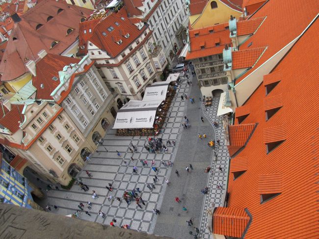 プラハ市内観光　プラハ城、聖ヴィート大聖堂、旧王宮、聖イジー教会、黄金の小路、カレル橋、旧市庁舎の塔のからくり時計、塔への入場、教会オルガンコンサート