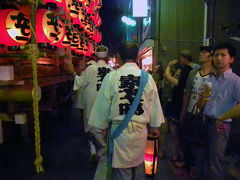 日本の祭　２０１２　久喜市　天王様　（ちょうちん祭）−２　　 ちょうちん山車は旧道を行く
