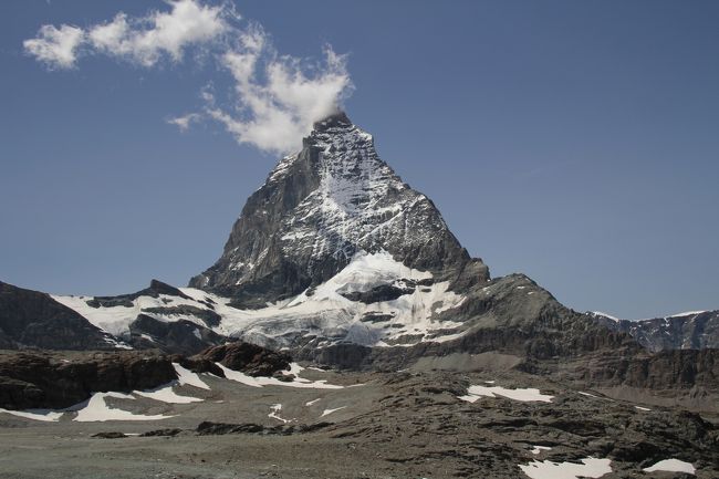 201207-15　パリ＆スイス　（2012年7月18日　マッターホルン・グレッシャー・パラダイスへ）Matterhorn Glacier Paradise
