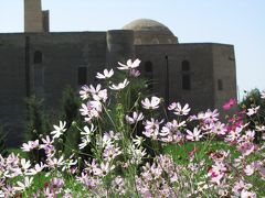 2011年秋ウズベキスタン旅行第４日目（３）ブハラ：静かなイスチロハット公園で、土れんがが美しいサーマーニ廟と、水の博物館のようだったアイユブ廟