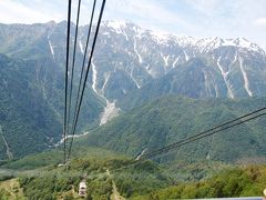 初夏の新穂高ロープウェイ