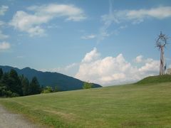 初めての白馬は雨模様