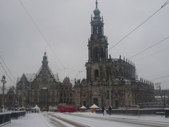 雪が舞い散るドイツで街歩き！２０１０年新春はドレスデン・ベルリンへ　１ （ドレスデン①）