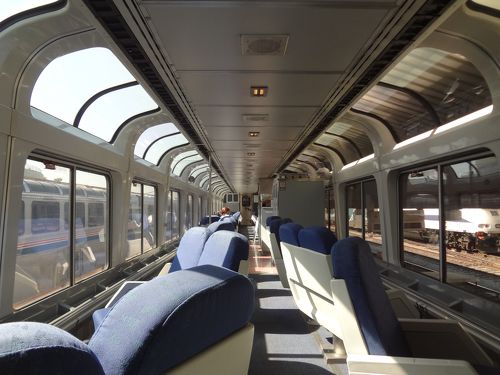 AMTRAK アムトラック　コーストスターライト号　食堂車　メニュー Amtrak アメリカ鉄道旅 08 コーストスターライト｜D. Silverling