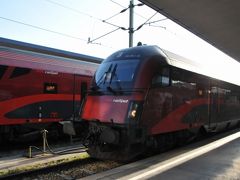 2011年オーストリア旅行記　その49　高速列車レイルジェットでウィーンへ