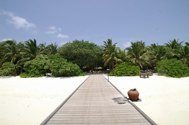 大好きなモルディブ。今回で２２回目・・・。<br />今回選んだリゾートは、昨年オープンしたシックス・センシーズ・ラーム（Six Senses Laamu ）<br />と大好きなソネヴァフシ(Sonevafushi)。<br />シックスセンシーズのホスピタリティとお食事が大好きです。<br />＊2012年７月以降、この２つのリゾートは別の経営となっています。<br /><br />１日目　　　マレーシア航空でクアラルンプール経由マーレへ。（マーレ泊）<br />２～５日目　シックス・センシーズ・ラーム<br />５～７日目　ソネヴァフシ<br />７日目　　　マーレ発クアラルンプール経由成田へ。<br />８日目　　　成田着<br />